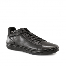Black colour men winter shoes