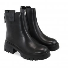 Black colour women ankle boots