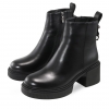 Black colour women ankle boots