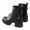 Black colour women ankle boots