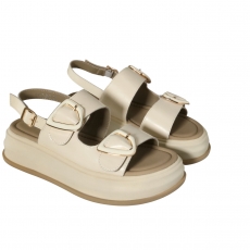 ivory colour Women sandals