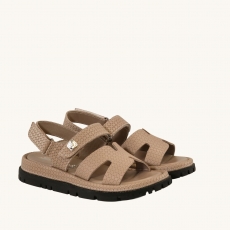 серые  женские сандалии