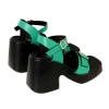 Green colour Women sandals