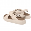 ivory colour Women sandals