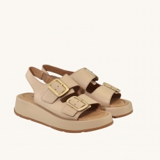 Цвет слоновой кости  женские сандалии