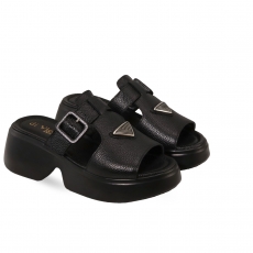 Black colour Women sandals