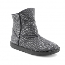 Grey colour women winter shoes
