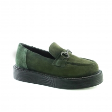 Green colour women court shoes