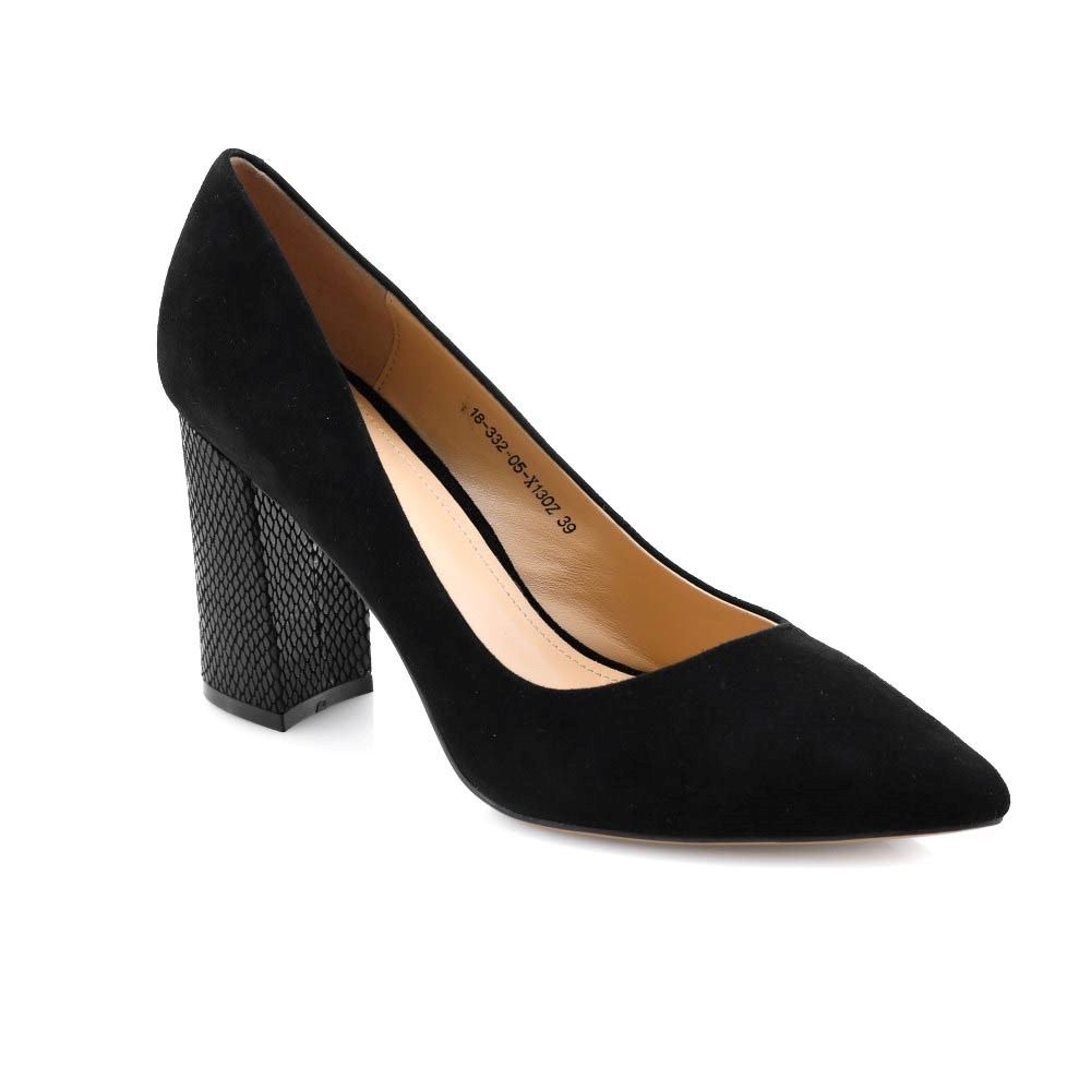 Black colour women formal shoes